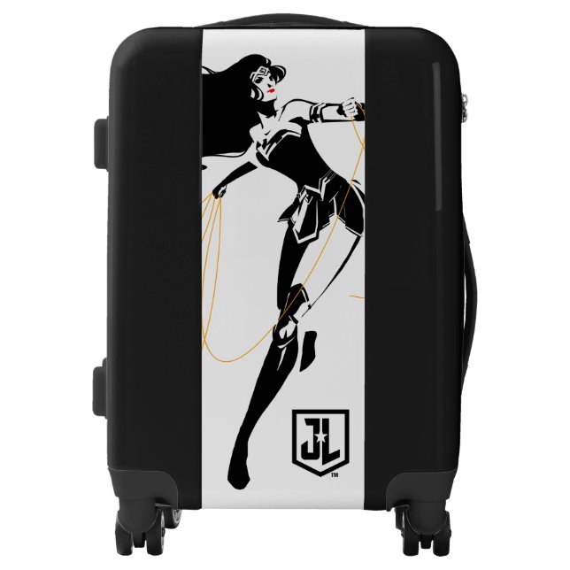 Justice League | Wonder Woman With Lasso Pop Art Luggage (Front)