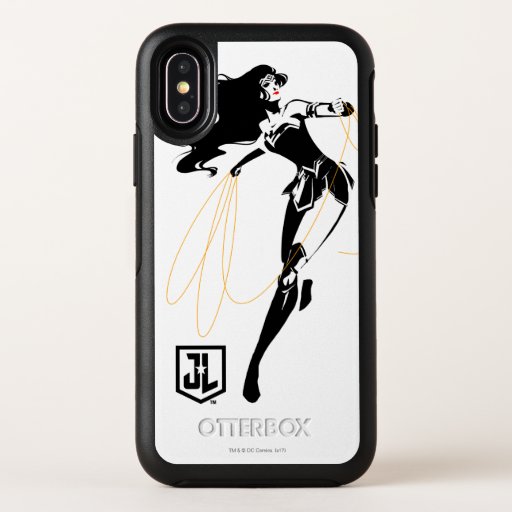 Justice League | Wonder Woman With Lasso Pop Art OtterBox Symmetry iPhone X Case