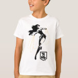 Justice League | Wonder Woman With Lasso Pop Art T-Shirt
