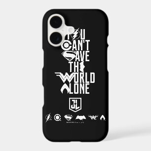 Justice League You Can't Save The World Alone iPhone 17 Case