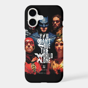 Justice League You Can't Save The World Alone iPhone 17 Case