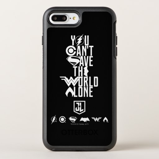 Justice League | You Can't Save The World Alone OtterBox Symmetry iPhone 8 Plus/7 Plus Case