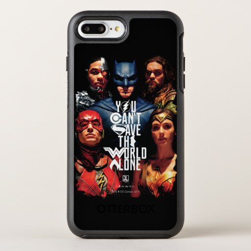 Justice League | You Can't Save The World Alone OtterBox Symmetry iPhone 8 Plus/7 Plus Case