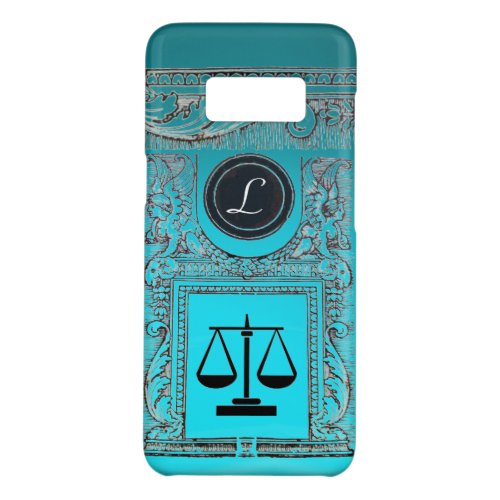 JUSTICE LEGAL OFFICE ATTORNEY Monogram blue Case_Mate Samsung Galaxy S8 Case