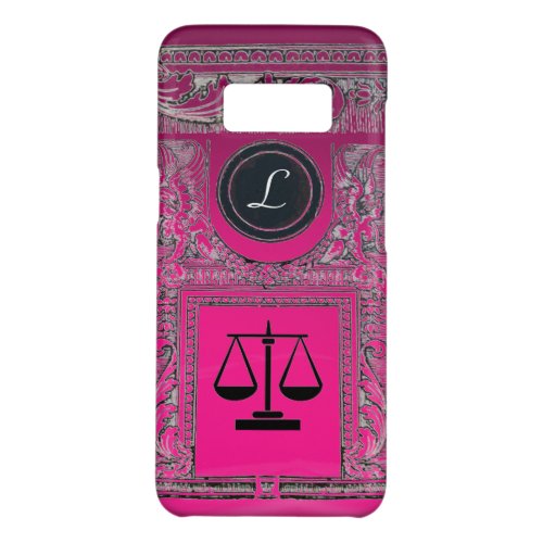 JUSTICE LEGAL OFFICE ATTORNEY Monogram Pink Case_Mate Samsung Galaxy S8 Case