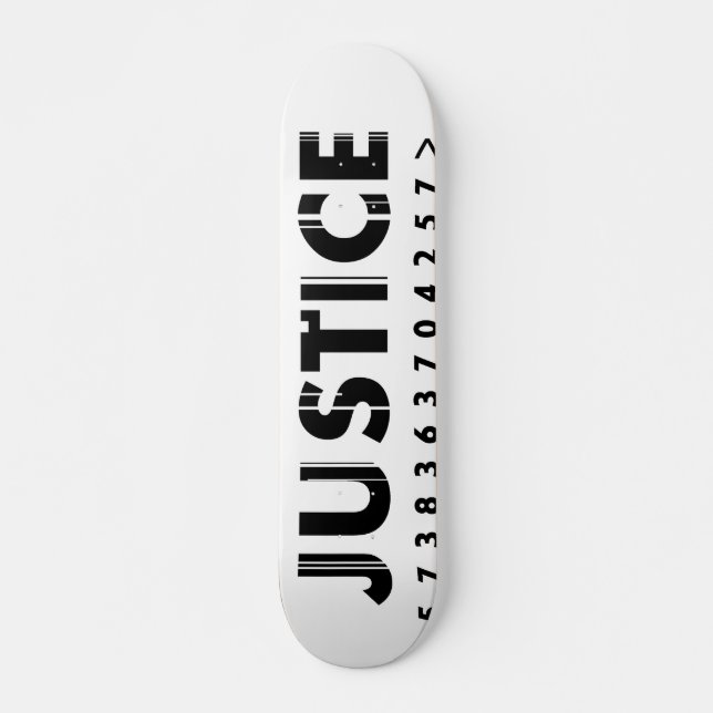 JUSTICE-LOGO-to-go Skateboard (Front)