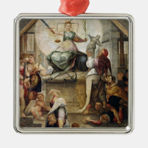 Justice Metal Ornament