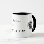 Justice Mug<br><div class="desc">Crime Fiction Writers Serve Justice One Sentence at a Time! Sisters in Crime</div>