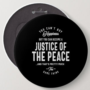 Justice Of The Peace Job Title Gift Button