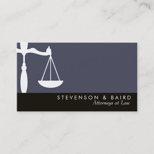 Justice Scale Attorney  at Law Groupon Business Cards