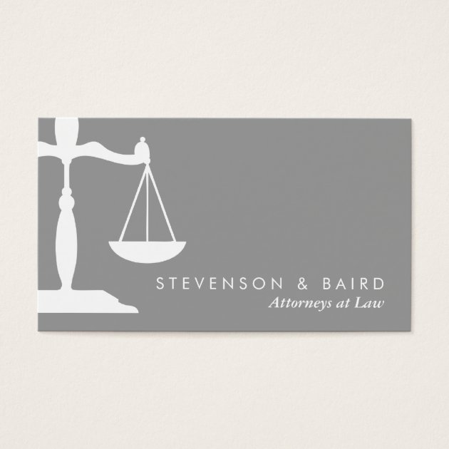Justice Scale  Business Card