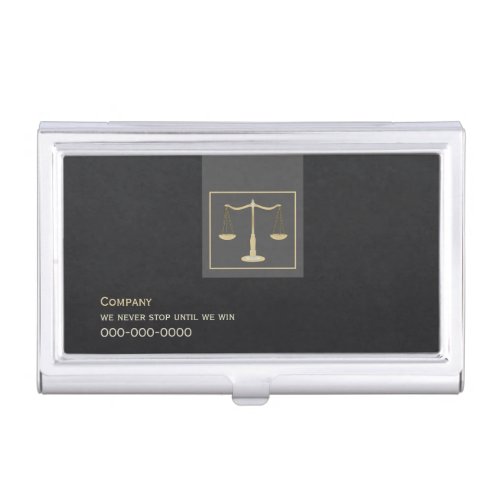 Justice Scale Business Card Holder