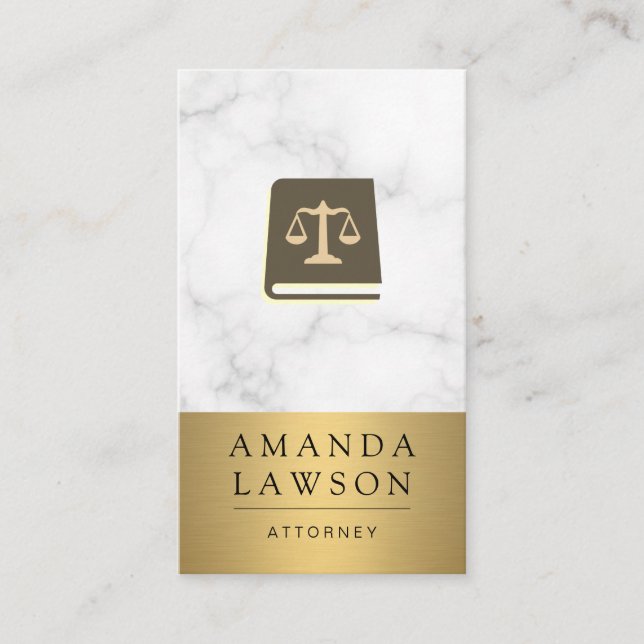 Justice Scales | Lawyer | Law Book Appointment Card (Front)