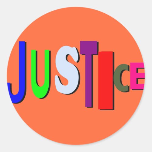 Justice Sticker