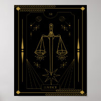 Justice Tarot card art
