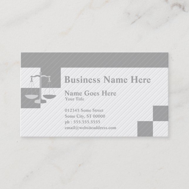 justice vertices business card (Front)