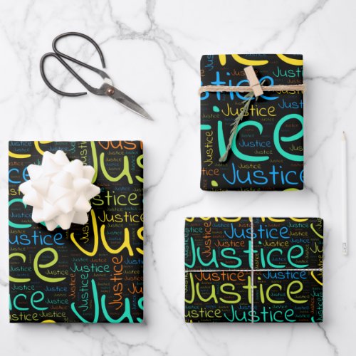 Justice Wrapping Paper Sheets