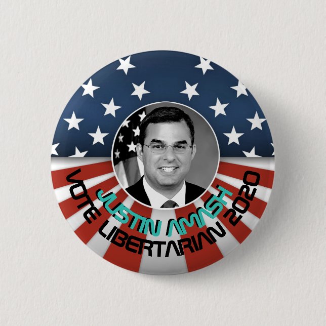 Justin Amash 2020 Button (Front)