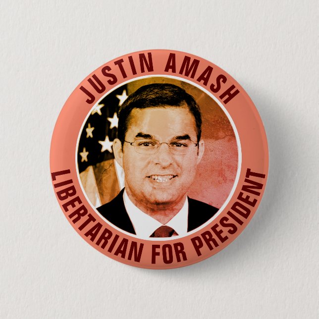 Justin Amash 2020 Button (Front)
