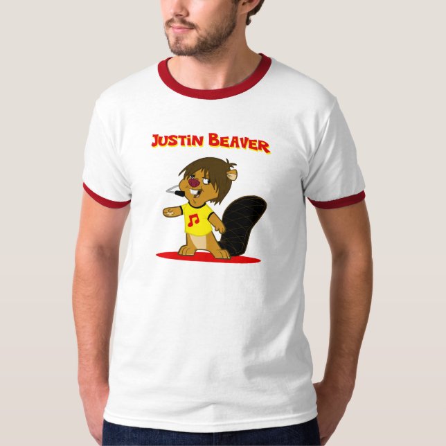 Justin Beaver T-Shirt (Front)