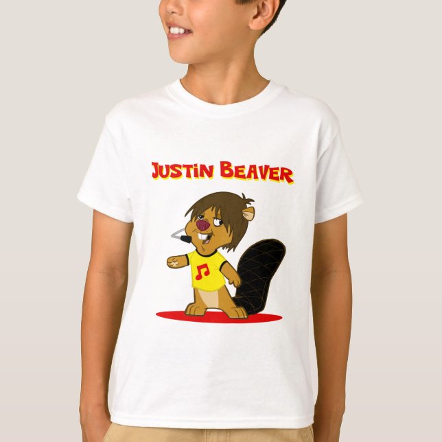 Justin Beaver T-Shirt (Front)