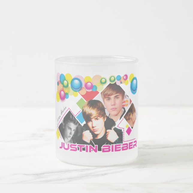 Justin Bieber Glass Mug (Center)