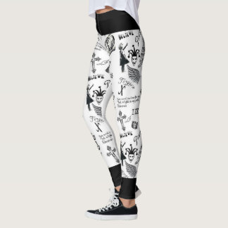 JUSTIN BIEBER TATTOOS LEGGINGS