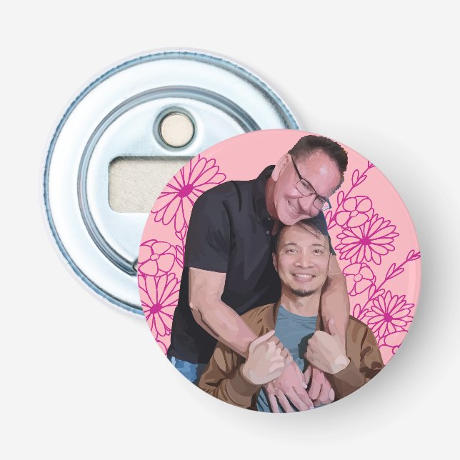 Justin & Jeff 2025 bottle opener (Front)