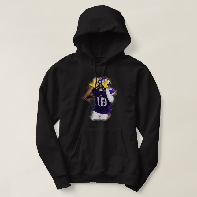 Justin Jefferson JJ18Perfect Gift For Men Women Es Hoodie (Design Front)