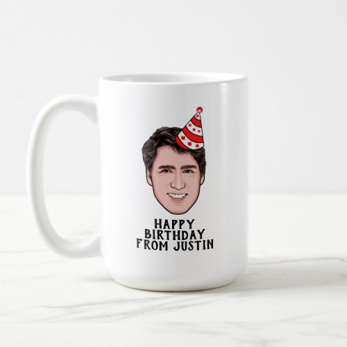 JUSTIN TRUDEAU BIRTHDAY COFFEE MUG