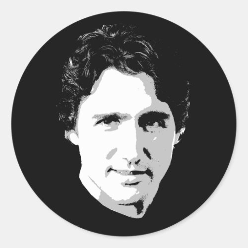 Justin Trudeau Classic Round Sticker