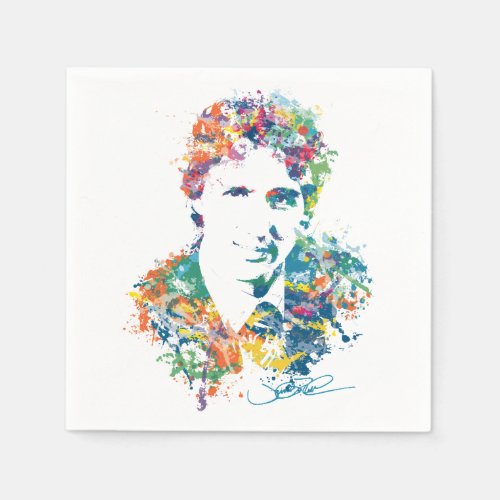 Justin Trudeau Digital Art Paper Napkins