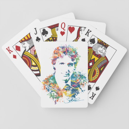 Justin Trudeau Digital Art Poker Cards