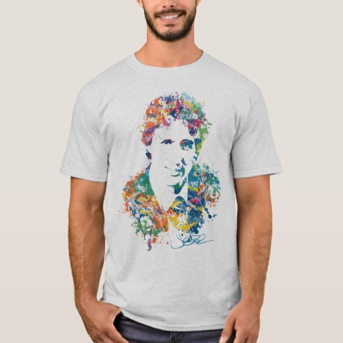 Justin Trudeau Digital Art T_Shirt