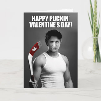 Justin Trudeau: Happy Puckin' Valentine's Day Holiday Card