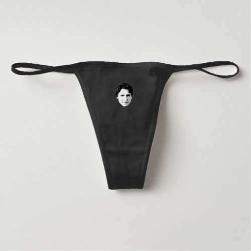 Justin Trudeau Head of Hair _png Thong