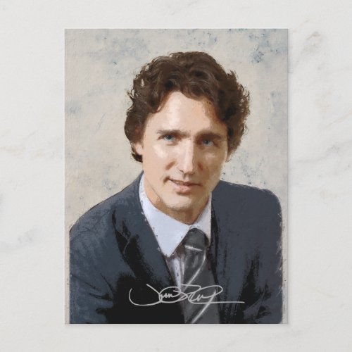 Justin Trudeau Holiday Postcard