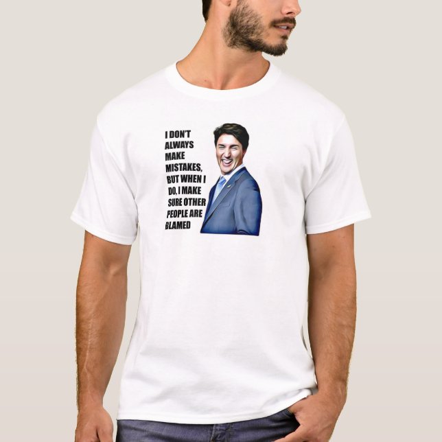 Justin Trudeau Meme TShirt (Front)