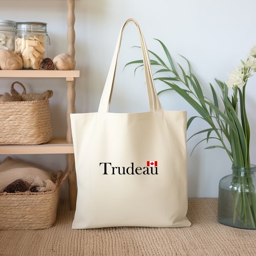 Justin Trudeau Official Canadian Flag Light_Color Tote Bag