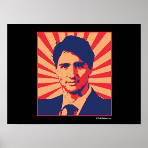 Justin Trudeau Propaganda Poster _png