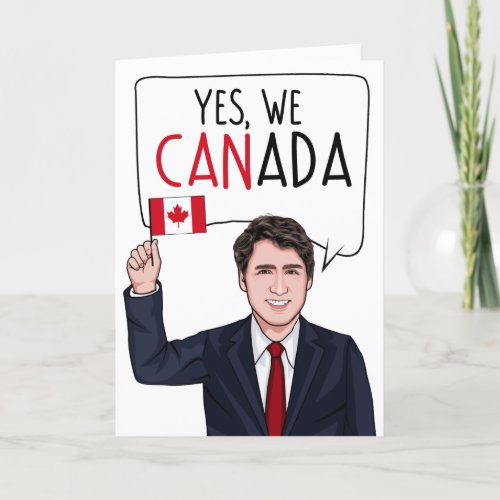 JUSTIN TRUDEAU Yes We Canada Card