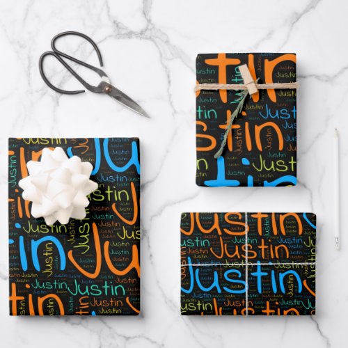 Justin Wrapping Paper Sheets