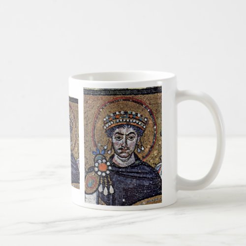 Justinian I San Vitale Ravenna Choir Mosaics A Coffee Mug