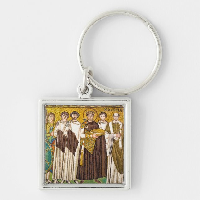 Justinian the Great Roman emperor Keychain (Front)