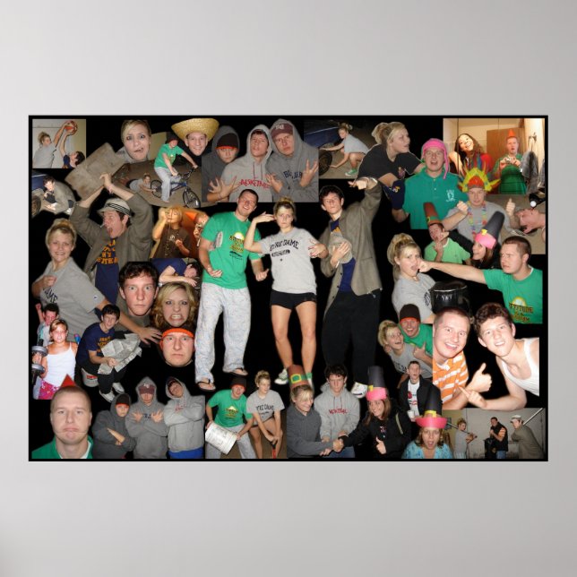 Justin's Collage #2 Poster (Front)