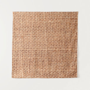 Jute bag sack beige color brown tapestry