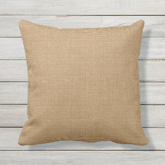 Jute Canvas - Throw Pillow