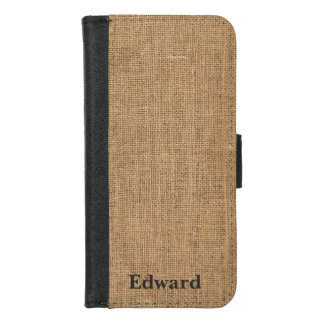 Jute Fabric iPhone 8/7 Wallet Case