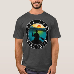 Jute Lake Wisconsin Canoeing T-Shirt