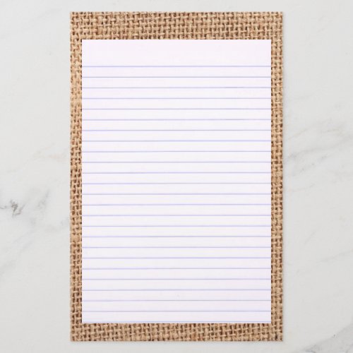 Jute  Lined Stationery